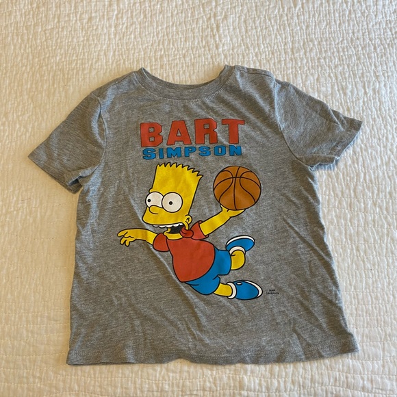 🆕 NWOT Old Navy Bart Simpson Short Sleeves Top Size 3T - Picture 1 of 4